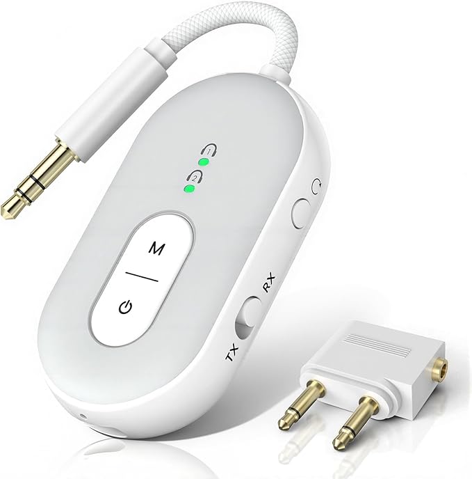 Wothfav Bluetooth 5.3 Wireless Audio Transmitter & Receiver, 3.5mm AUX Adapter by Wothfav