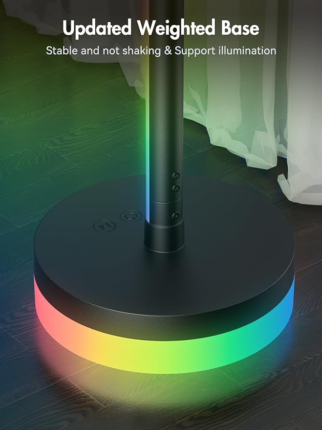 OIYN Corner Floor Lamp, RGBICW LED Corner Lamp - Image 4