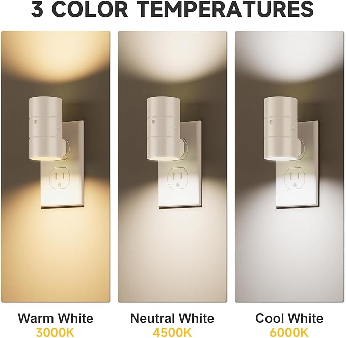 NIORSUN Night Lights Plug into Wall, Dimmable - Image 2