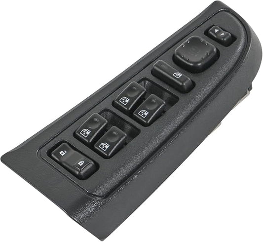 DICMIC Front Driver Side Master Power Window Switch and Door Lock & Black Bezel by DICMIC