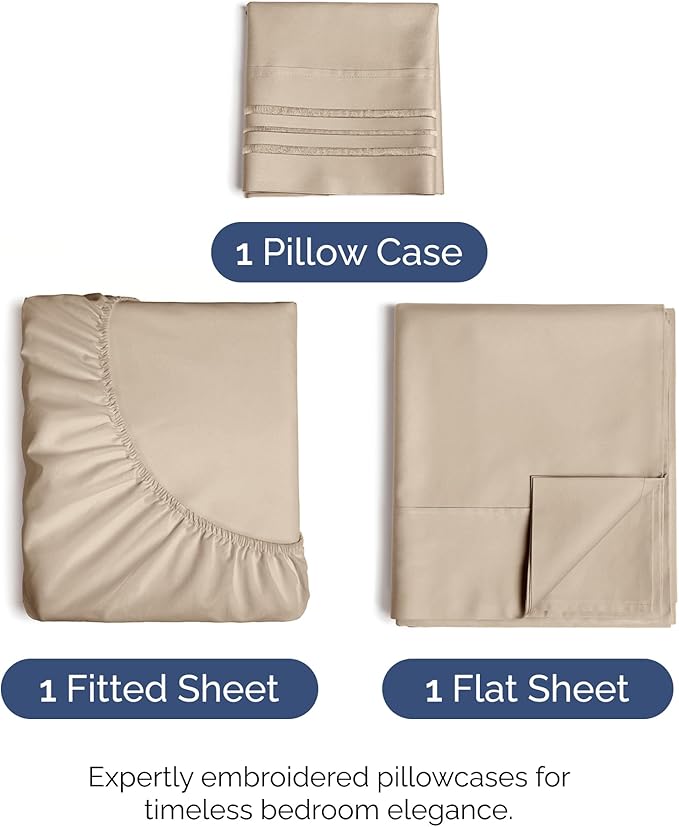 Twin Size 3 Piece Sheet Set - Image 2