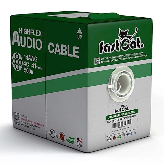 fast Cat. Audio Cable/Speaker Wire by CONNECTIVITYviafastCat