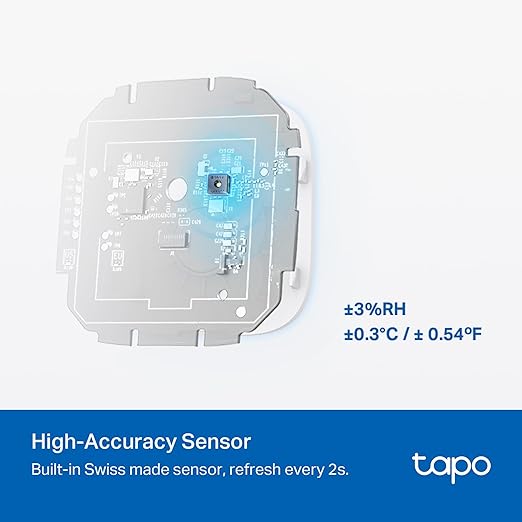 Tapo Smart Temperature and Humidity Monitor, 2.7" E-Ink Display, Swiss-Made - Image 5