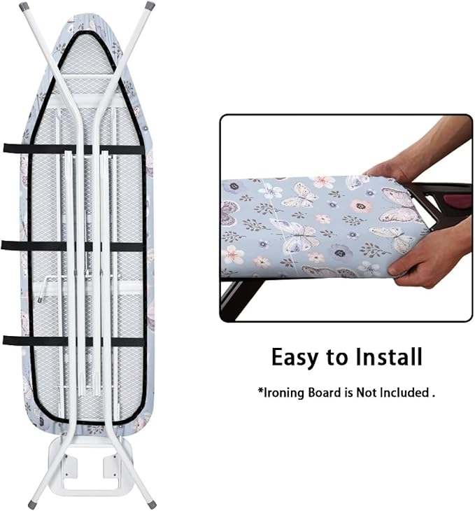 ZCFYGDX Butterfly Cherry Blossom Print Ironing Board Cover Decor - Image 4