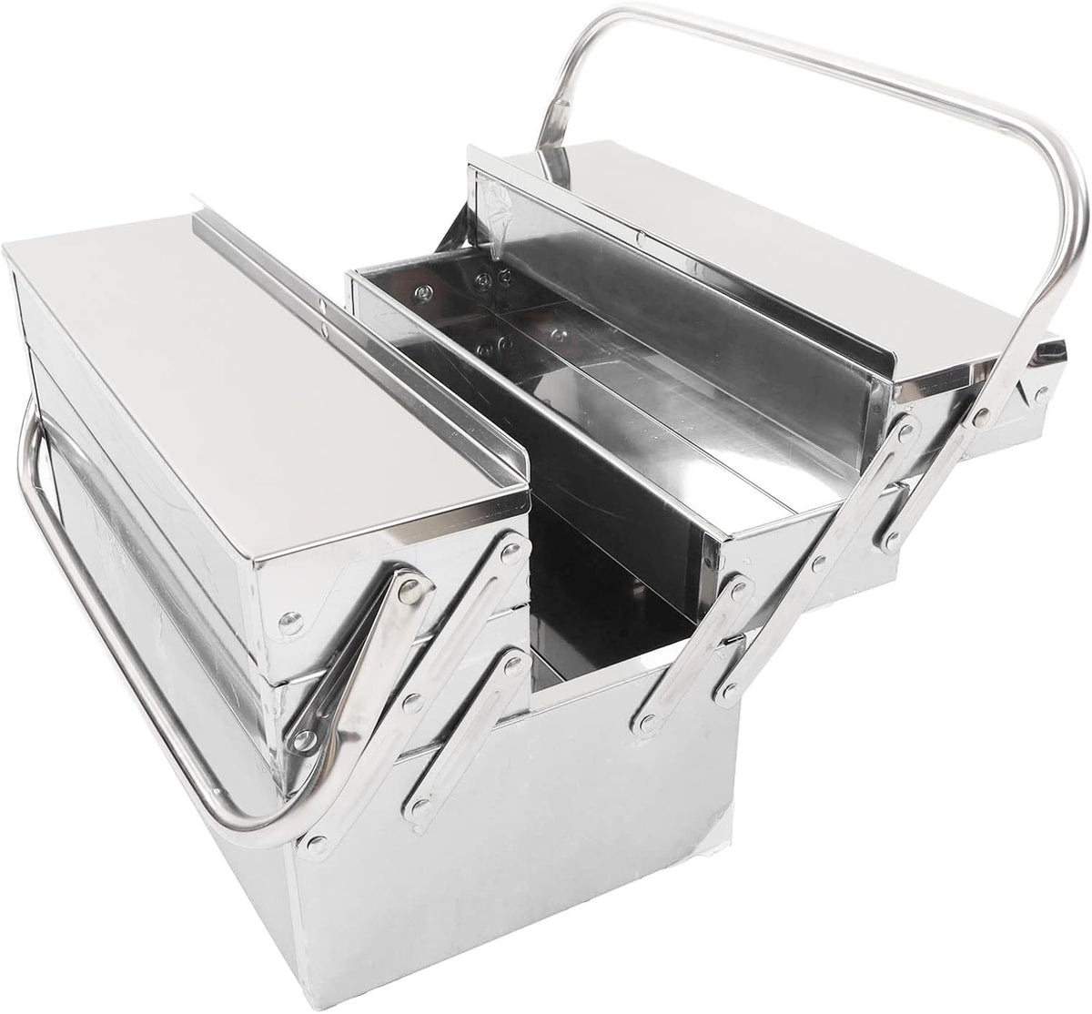 dioche metal cantilever tool box – 3-layer folding, main product view