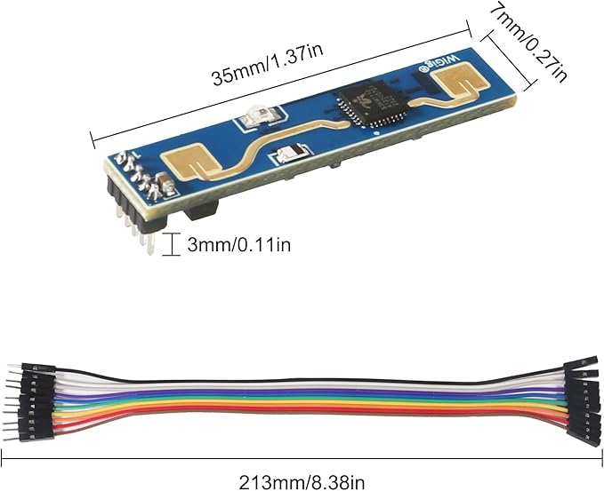 XIITIA 3pcs HLK-LD2410B-P Human Presence Radar Module - Image 2