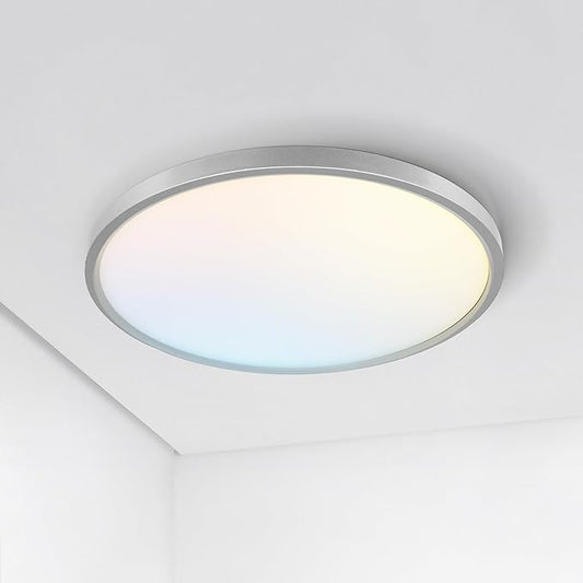 ASD LED 12" Round Flush Mount Ceiling Light Fixture, Low Profile Surface by ASDLightingCorporation