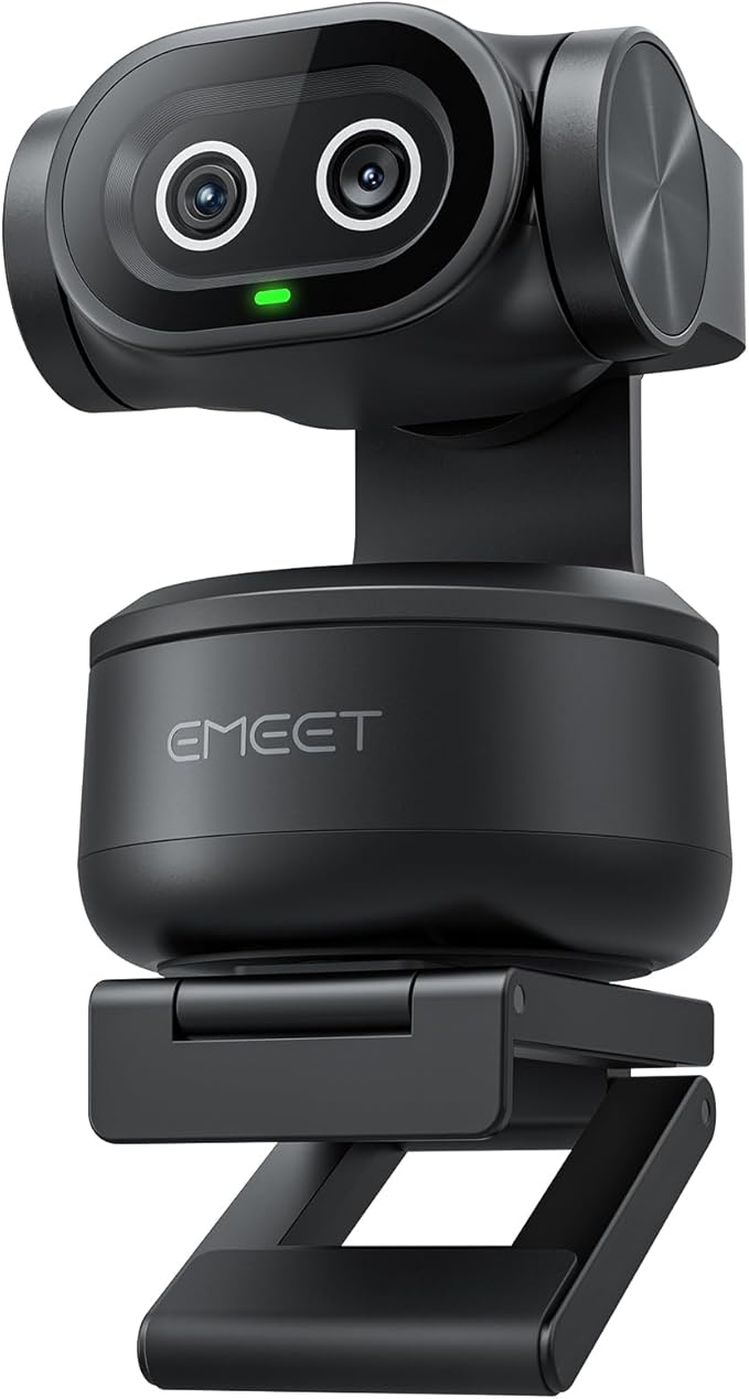 EMEET PIXY Dual-Camera AI-Powered PTZ Camera 4K, AI Tracking, PDAF&AI Autofocus by EMEET