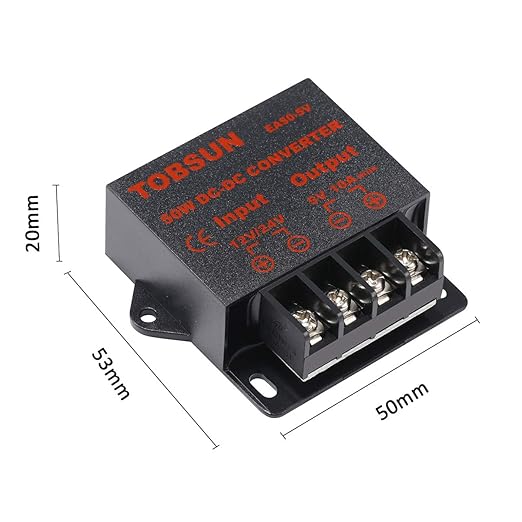 DC 12V/24V to 5V 10A Converter - Image 6
