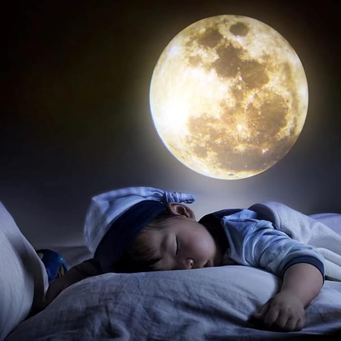 BODLYL Non-Fade Moon Projector Night Light, USB Powered Moon Lamp Romantic - Image 7