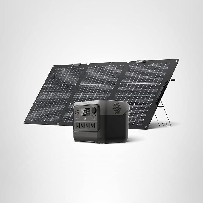 EF ECOFLOW Solar Generator RIVER 2 Pro 768Wh Portable Power Station & 160W by EFECOFLOW