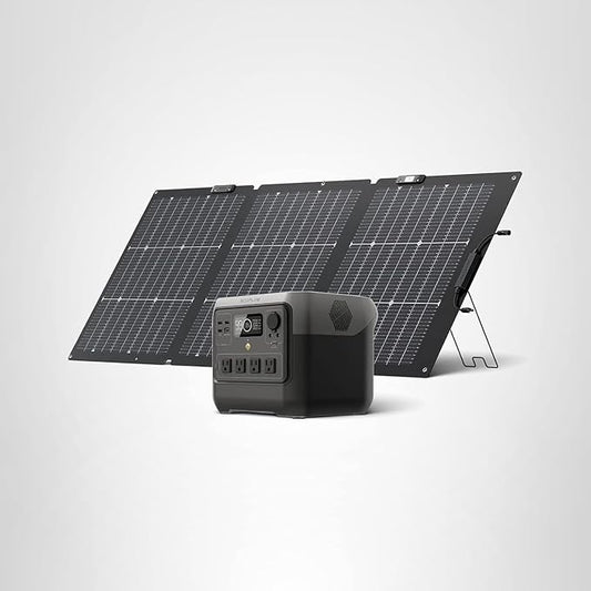 EF ECOFLOW Solar Generator RIVER 2 Pro 768Wh Portable Power Station & 160W by EFECOFLOW