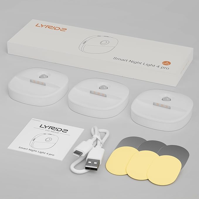 Lyridz Rechargeable Night Light, Motion Sensor Battery Nightlights, Mini - Image 9
