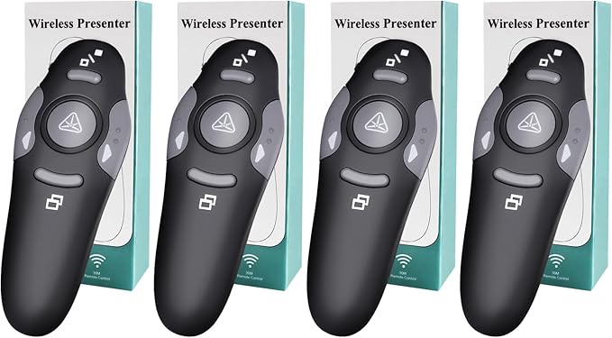 Wireless Presentation Clicker for PowerPoint, Wireless Presenter Remote by CLIKBUTM%C2%AE