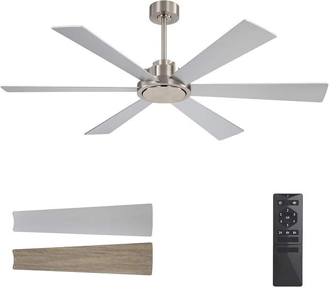 WINGBO 60 Inch Ceiling Fan without Light by HomePage