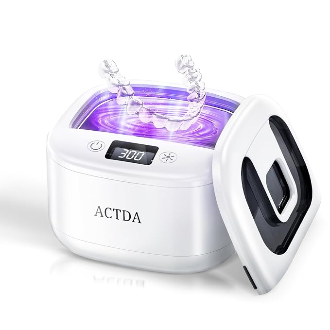 Wireless Ultrasonic Retainer Cleaner, Sonic Dental Cleaning Machine, Dental by Unknown