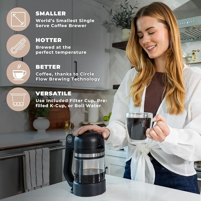 VINCI Micro Café Smallest Single-Serve Coffee Brewer | Compatible - Image 2
