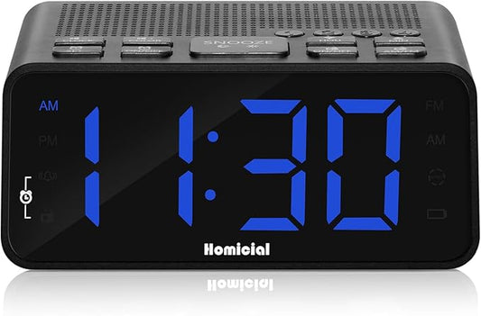 Homicial Digital Alarm Clock Radio by Homicial