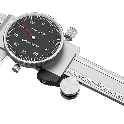 HDLNKAK Dial Caliper Shockproof Dial Caliper Precision Caliper - Image 4