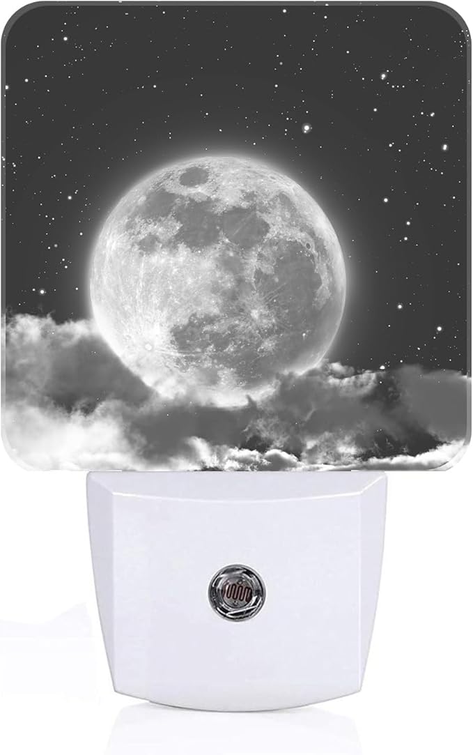 FSHVQKD Moon in Cloud Night Light, Plug-in Nightlights Auto Sensor Night Lamp by Unknown