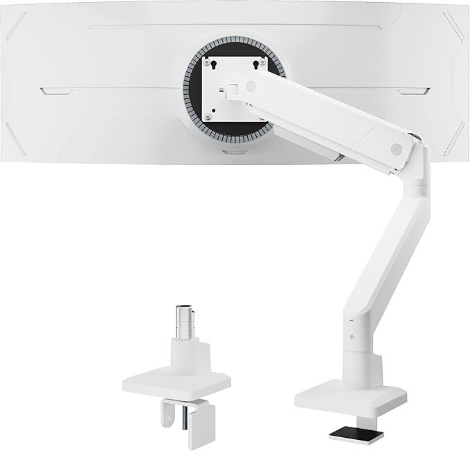 monTEK Single Monitor Arm for Max 45 Inch Ultrawide Screens Adjustable Monitor by monTEK