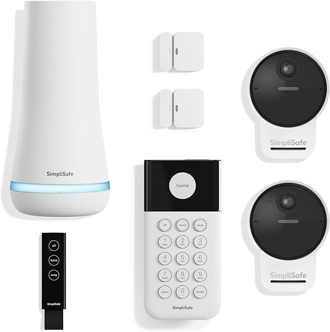 SimpliSafe 7 Piece Wireless Outdoor Camera Home Security System by SimpliSafe%C2%AE