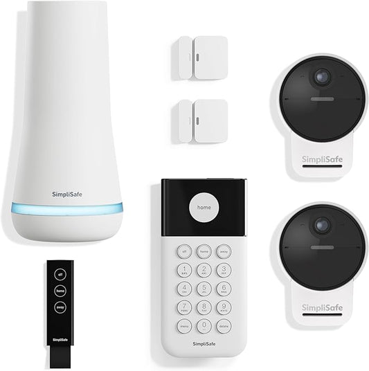 SimpliSafe 7 Piece Wireless Outdoor Camera Home Security System by SimpliSafe%C2%AE