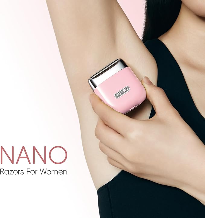 yoose Electric Razors for Women, IPX7 Alloy Body Bikini Trimmer for Women - Image 2