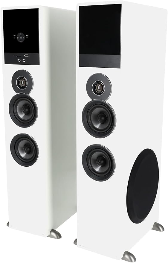 Rockville TM80W Powered Home Theater Tower Speaker System, USB/SD Playback - Image 6