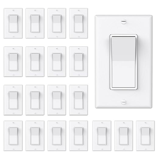 ThunderWay 3 Way Decorator Light Switch by ThunderWay