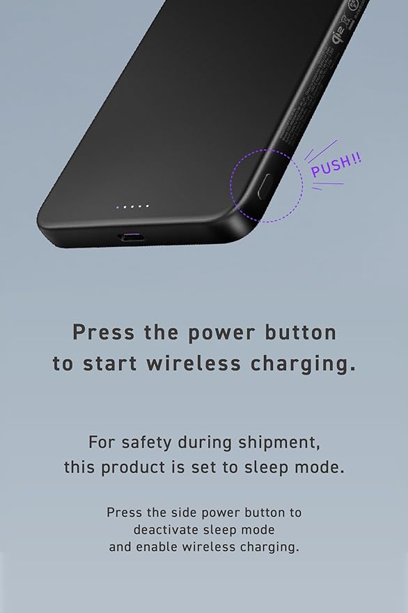 CIO Qi2 Magsafe Charger, 5000mAh Ultra-Slim Magnetic Wireless Charger iPhone - Image 10