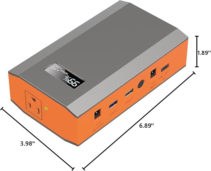 Portable Power Bank with AC Outlet, 65W 110V Portable Laptop Charger Battery - Image 3