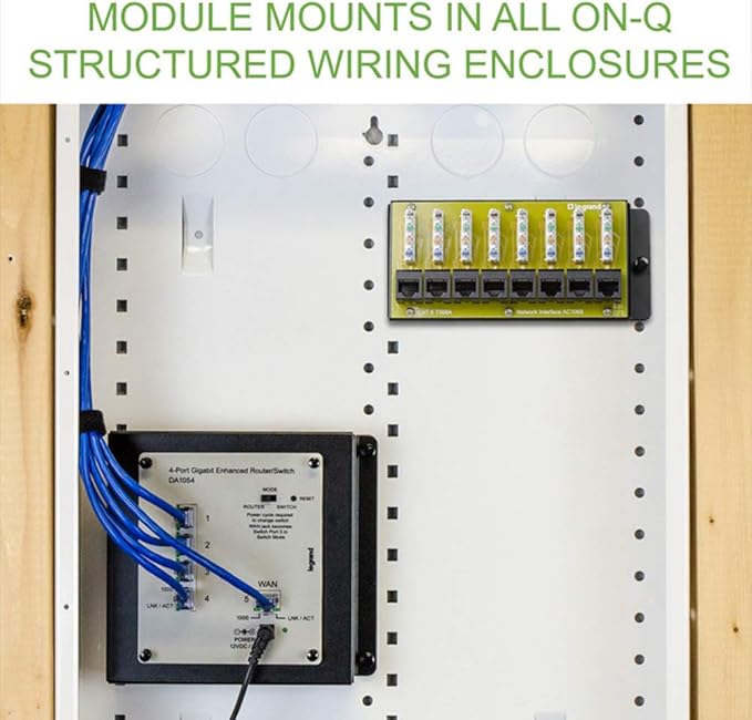 Legrand - OnQ Cat 6 Network Interface Module, Wifi Module - Image 4
