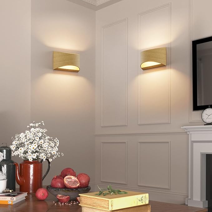 Aipsun Aluminum Modern Wall Light Fixtures 1 Pack Indoor LED Wall Sconce - Image 8