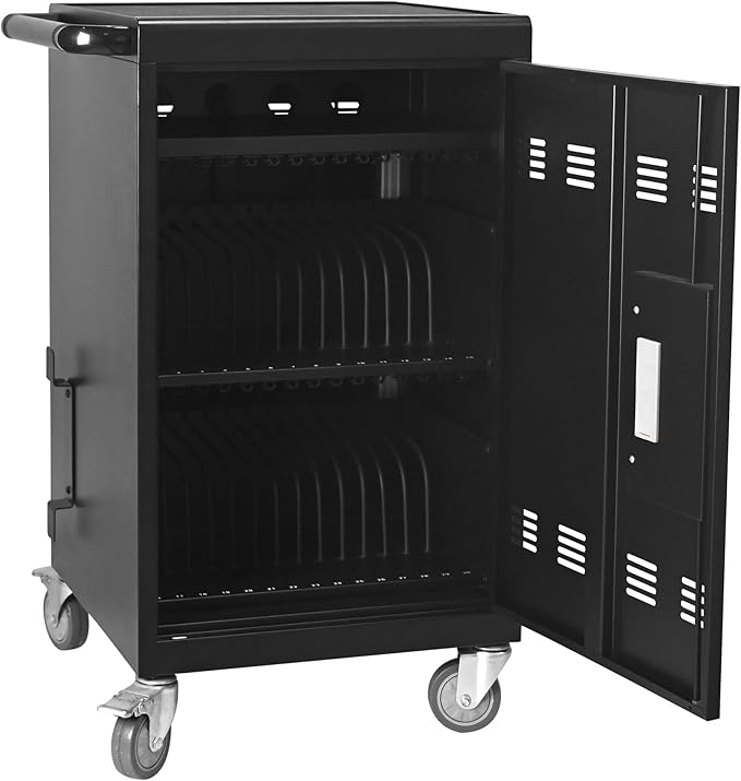 Aokleo Laptop Charging Cart, 32 Devices Tablet Storage Carts by Unknown