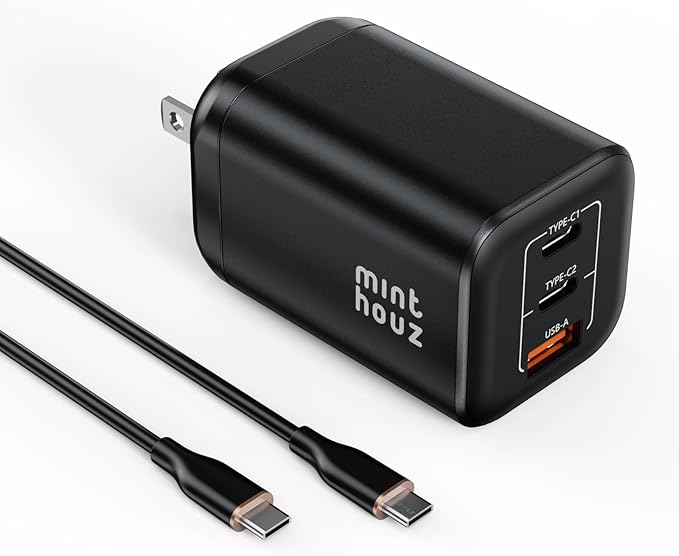 Minthouz 100W GaN Charger, 3-Port PD3.0 Fast Charging Station by Minthouz