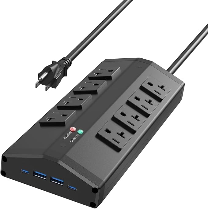 JUNNUJ Heavy Duty Power Strip by JUNNUJHome