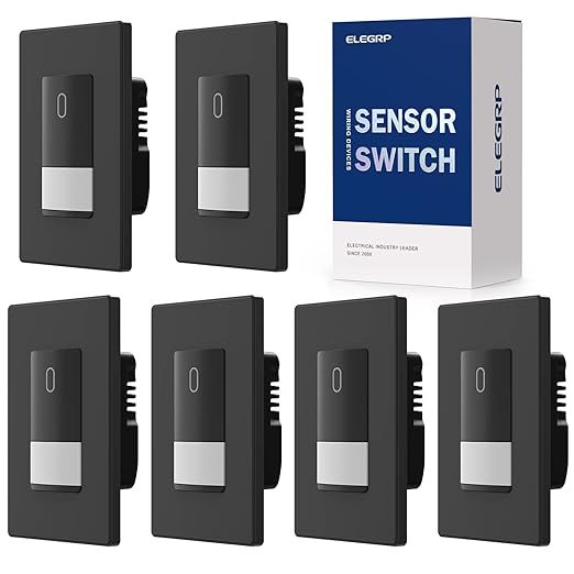 ELEGRP Occupancy Motion Sensor Light Switch, PIR Infrared Motion Activated Wall by ELEGRP%7CELEGROUP