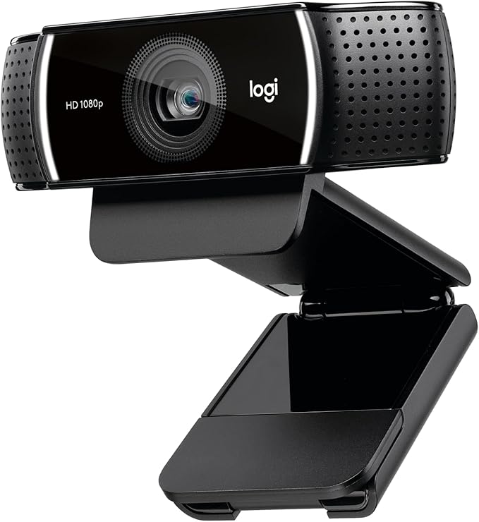 Logitech C922x HD Pro PC Webcam, Full HD 1080p/30fps or 720p/60fps Video by Logitech