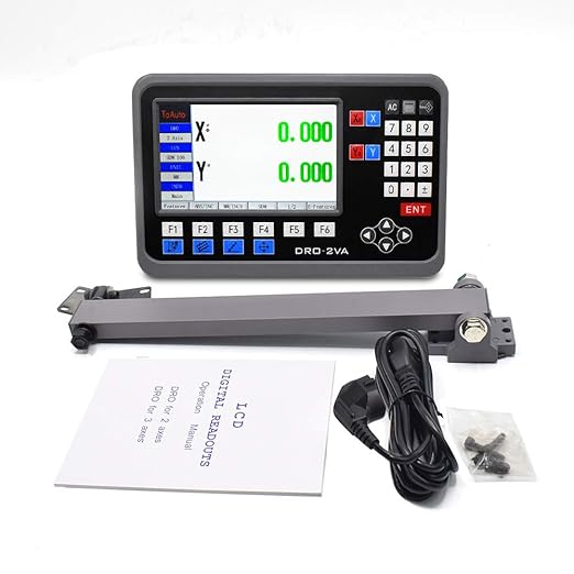 TOAUTO Digital Readout 2 Axis 3 Axis DRO Display Linear Scale 100~1000mm by TOAUTO