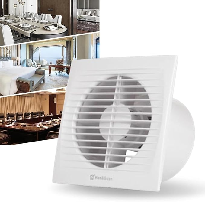 Verizcc Exhaust Fan Extractor, Ventilation Fan Bathroom Garage Exhaust - Image 5