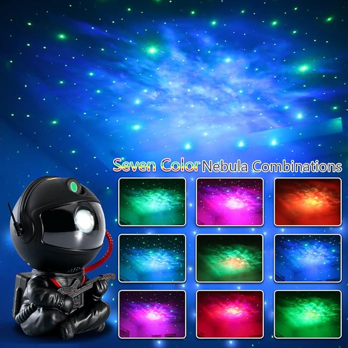 SHJQJJLBCQ Galaxy Projector, Astronaut Star Projector, Kids Night Light - Image 2