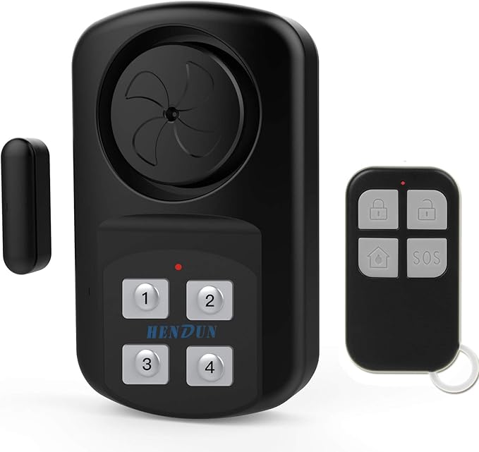HENDUN Outdoor Door Alarm with Remote Keypad, Waterproof IP67, Inground Pool by HENDUN