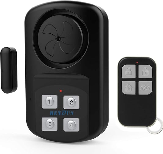 HENDUN Outdoor Door Alarm with Remote Keypad, Waterproof IP67, Inground Pool by HENDUN