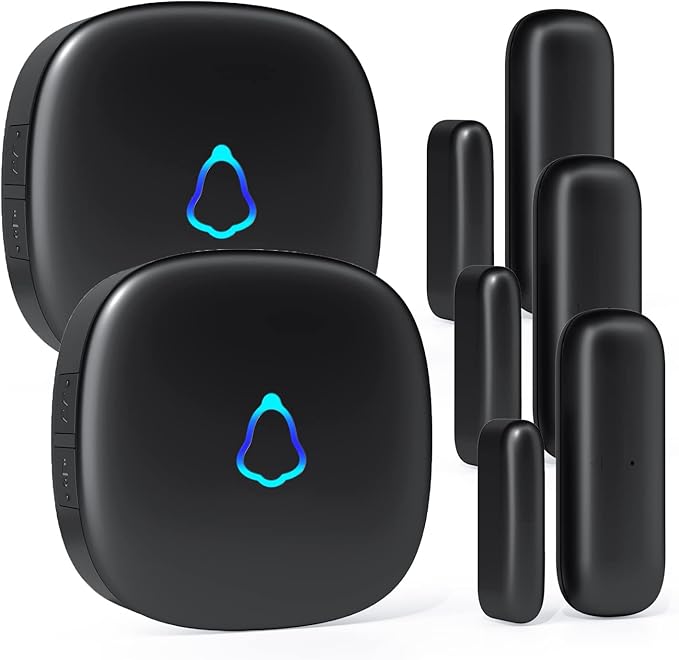 Door Chime, METAK Wireless Door Open Contact Sensor Alarm by METAK