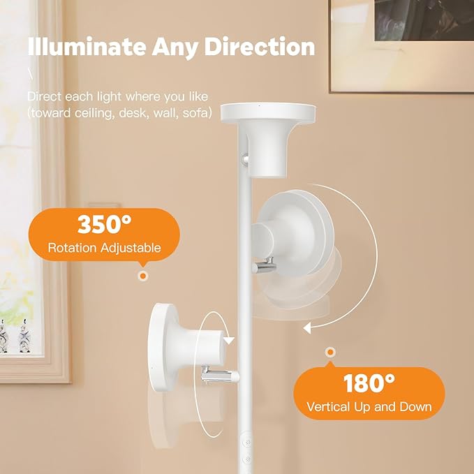 SIBRILLE 36W LED Tree Floor Lamp, Modern Dimmable Standing Lamp - Image 5