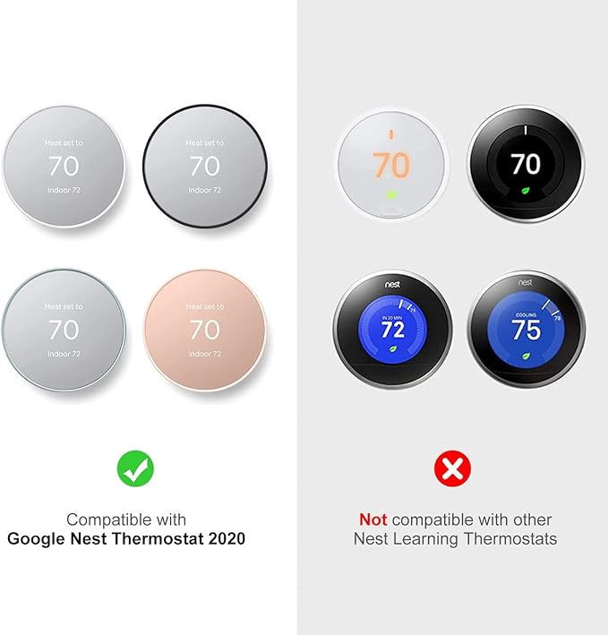 Metal Nest Wall Plate for Google Nest Thermostat 2020, Trim Kit - Image 7