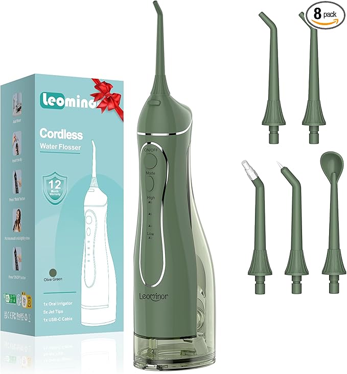 Leominor Water Dental Flosser Pick by LeominorFreshDaywithSmile