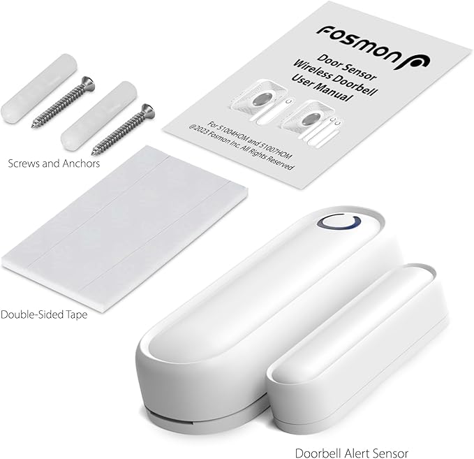 Fosmon 4 Pack WaveLink 51018HOM Add-On Door Contact Sensor Unit - Image 4