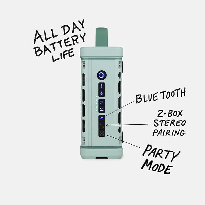 Turtlebox Ranger: Loud! Outdoor Portable Bluetooth 5.4 Speaker | Rugged - Image 3